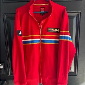 Honda F1 Red Zip-Up Jacket